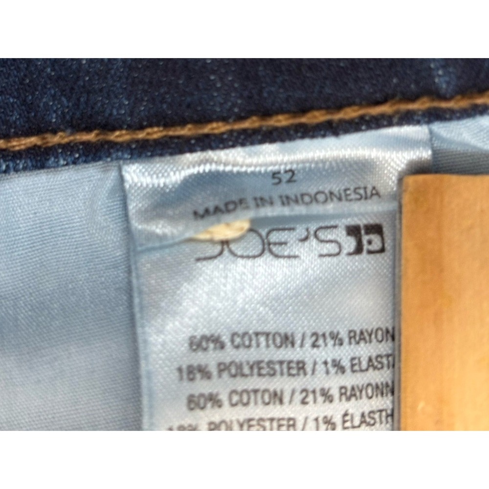 Joe's Jeans Mens 52x30 Straight Fit Stretch Dark Blue Wash Denim 45GTXOLF8250 - Picture 9 of 15